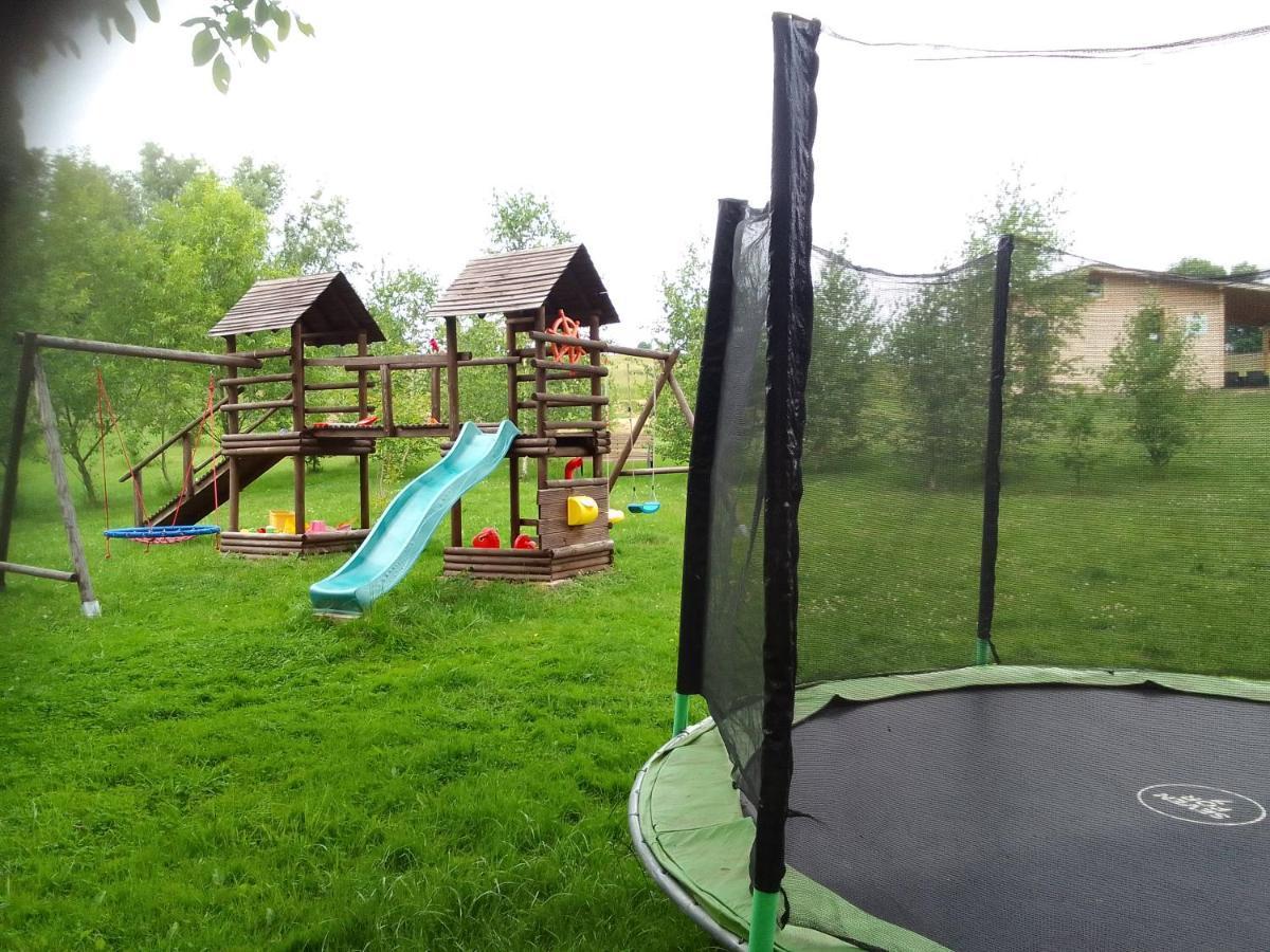 Szalas W Gorach Izerskich, Blisko Swieradow Zdroj I Zamek Czocha, Agroturystyka, Ogrzewanie, Klimatyzacja , Plac Zabaw, Ognisko Z Rusztem I Kijkami, Zywe Zwierzeta, Latem Basen Mirsk Luaran gambar