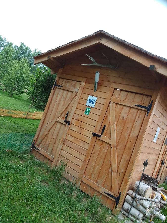 Szalas W Gorach Izerskich, Blisko Swieradow Zdroj I Zamek Czocha, Agroturystyka, Ogrzewanie, Klimatyzacja , Plac Zabaw, Ognisko Z Rusztem I Kijkami, Zywe Zwierzeta, Latem Basen Mirsk Luaran gambar